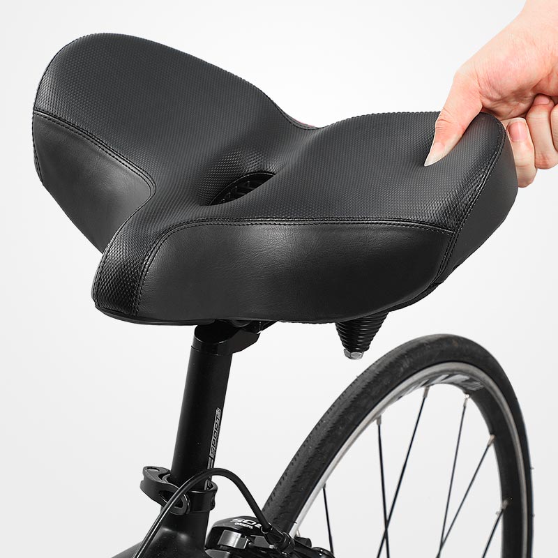 Velomano – Fahrradsattel ergonomisch mit Stoßdämpfung – für Komfortfah – Bolendo