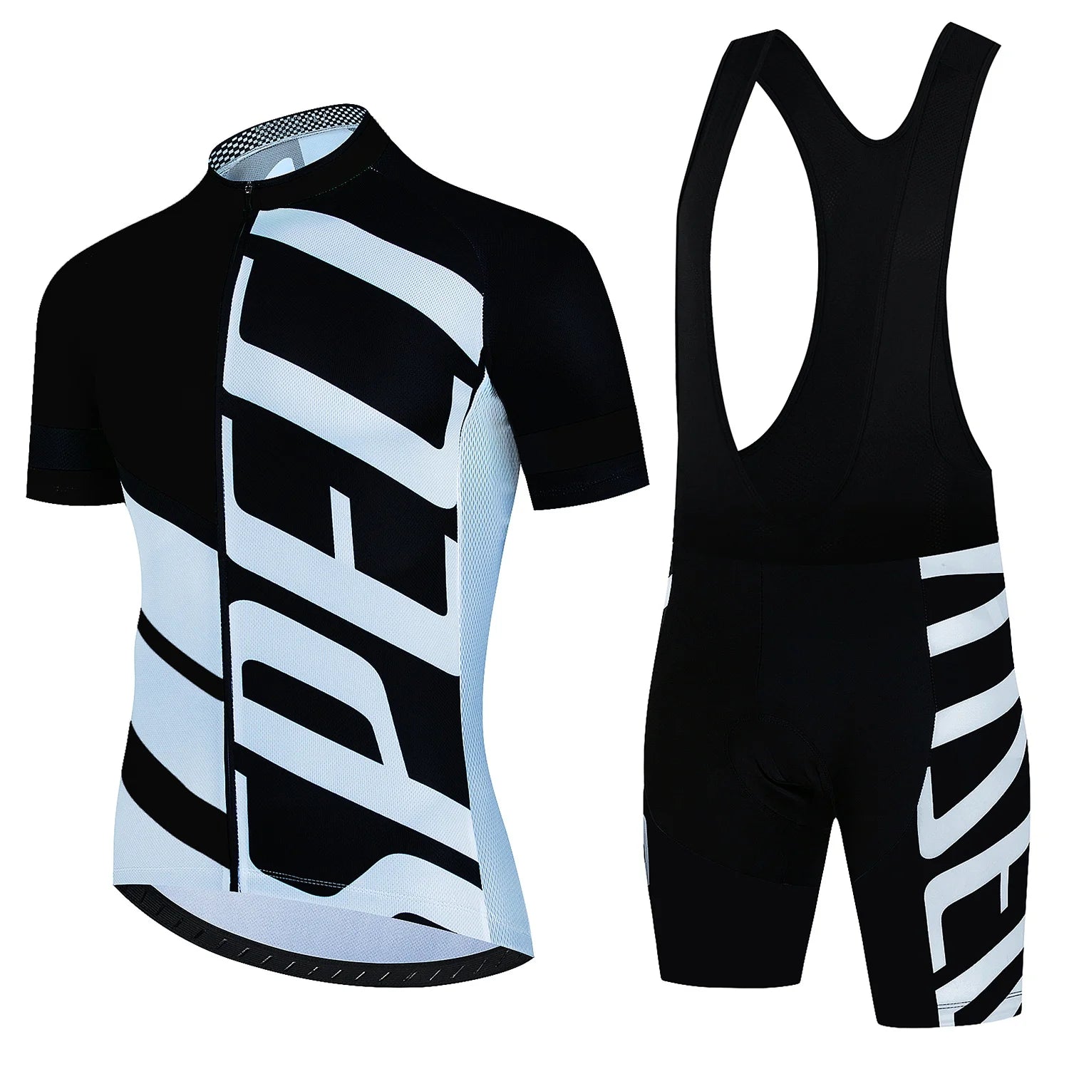 Fahrradtrikot Set – Atmungsaktive Herren-Radbekleidung mit Trikot & Bi – Bolendo