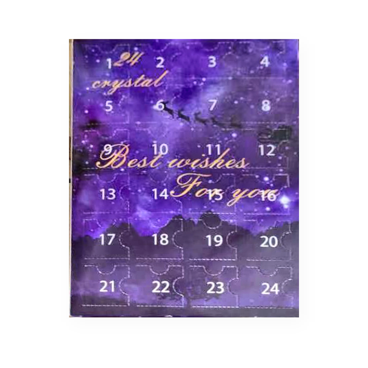 Aurelia – Adventskalender 2025 met 24 natuurlijke kristallen