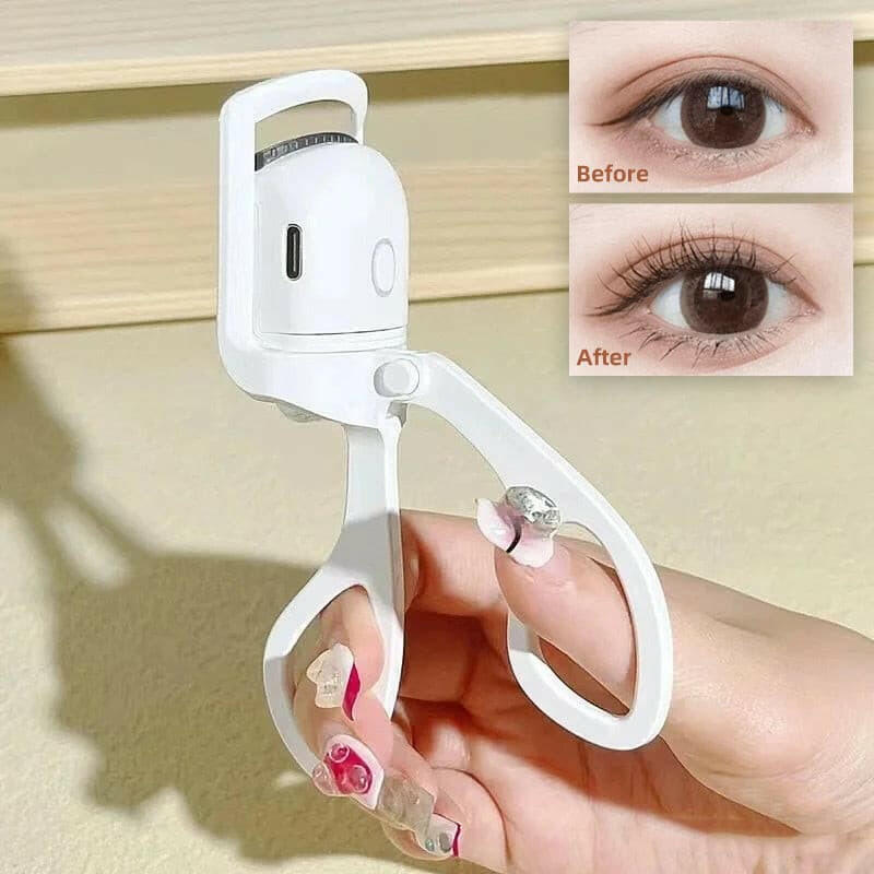 Bolendo Piega Ciglia Portatile con Pettine Riscaldato Elettrico