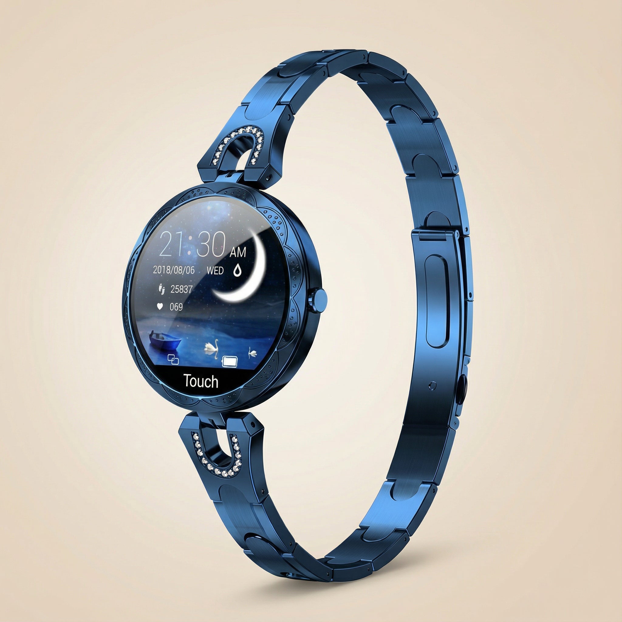 AquaFit – Vodotesné inteligentné hodinky so zdravotnými a fitness funkciami pre dámy