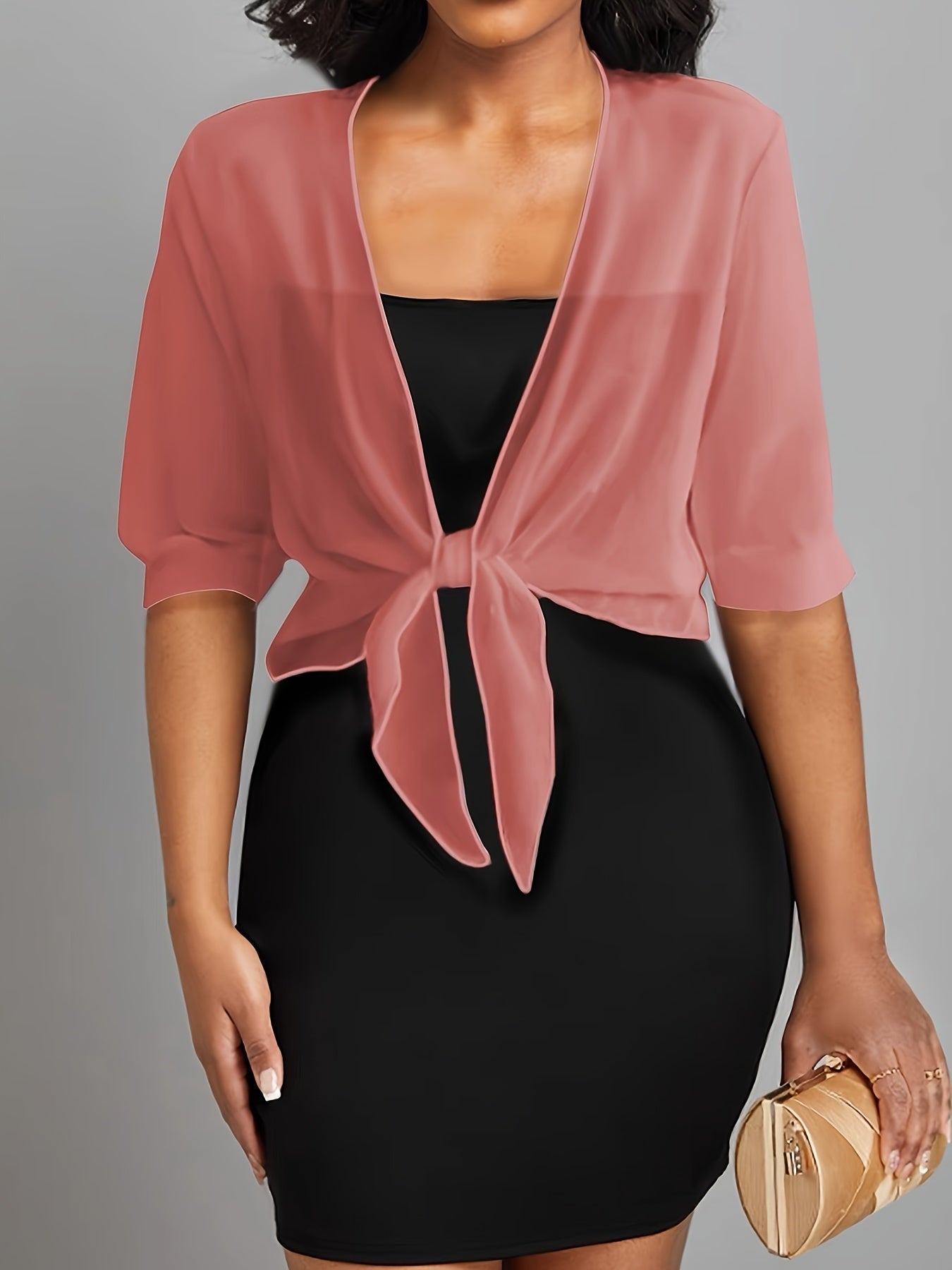 Bílá halenka s otevřeným předním dílem - Hilma