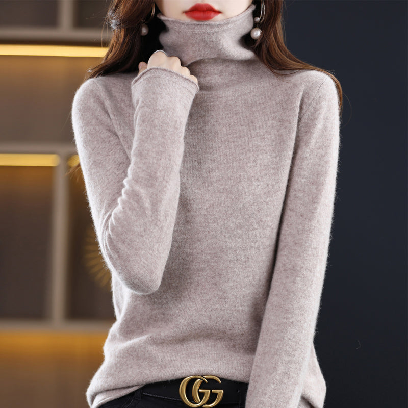 Audrey pull à col roulé – pull en laine élégant pour les jours froids