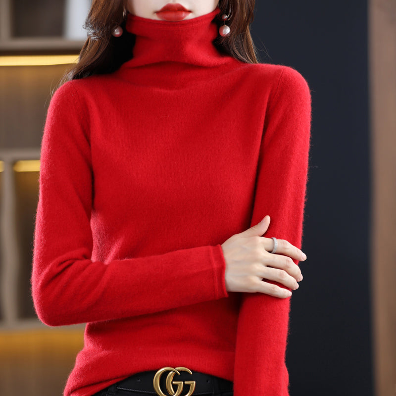 Audrey pull à col roulé – pull en laine élégant pour les jours froids