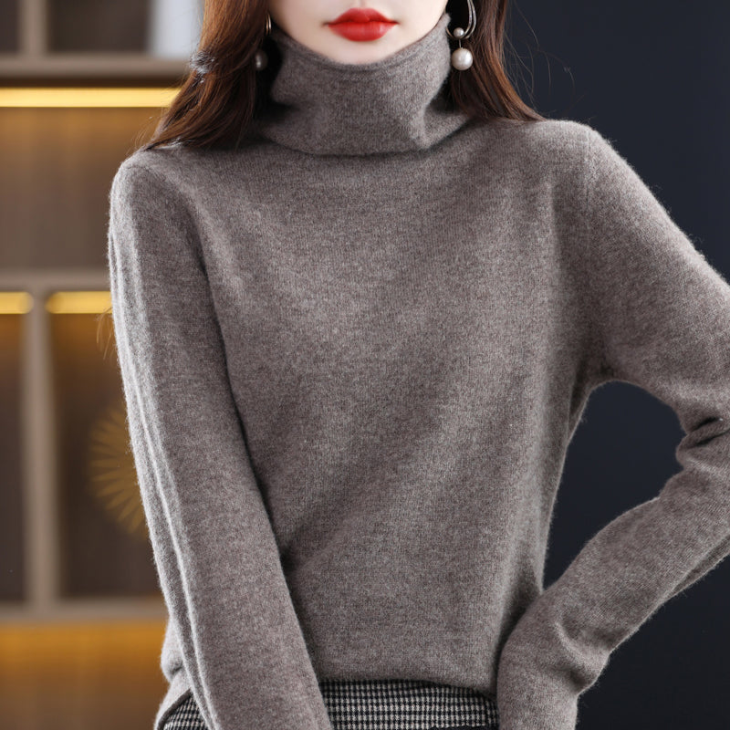 Audrey pull à col roulé – pull en laine élégant pour les jours froids