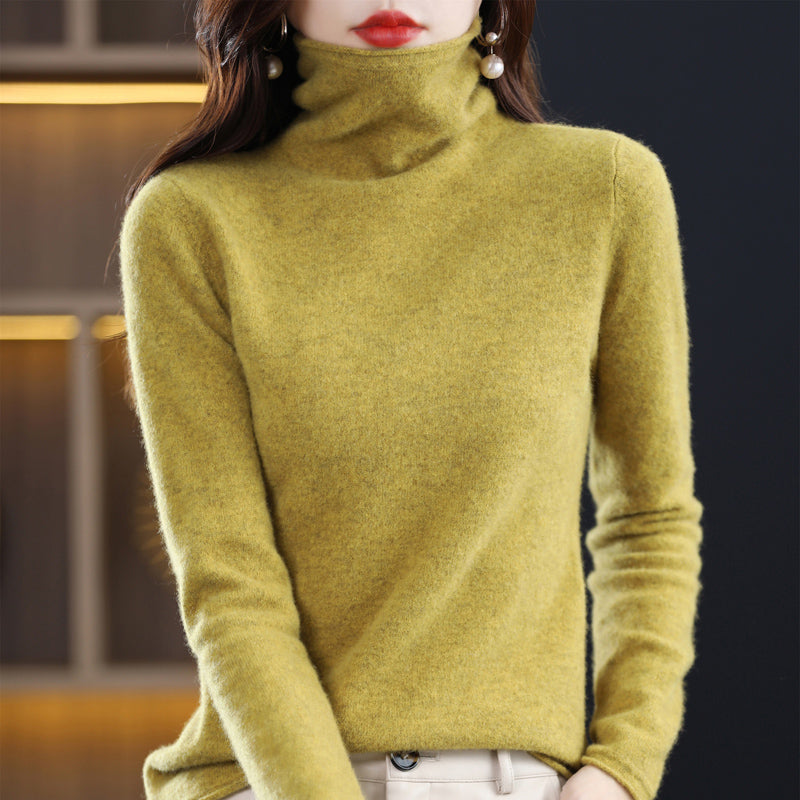 Audrey pull à col roulé – pull en laine élégant pour les jours froids