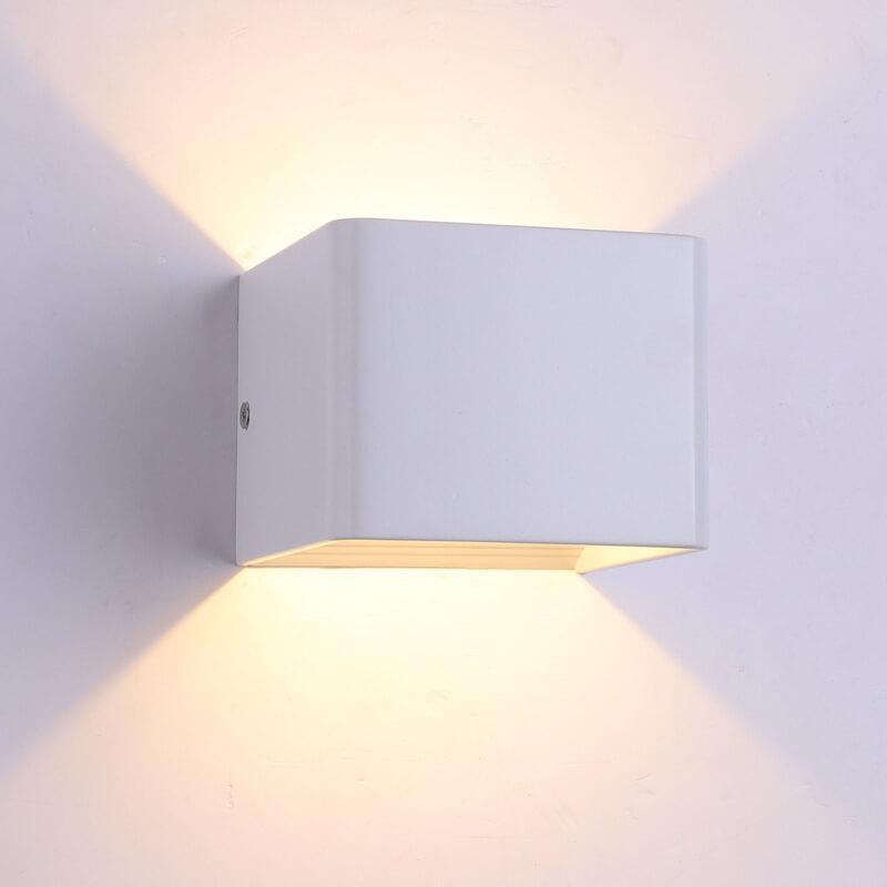LuxorLight - Stilvolle quadratische LED-Wandleuchten aus Aluminium