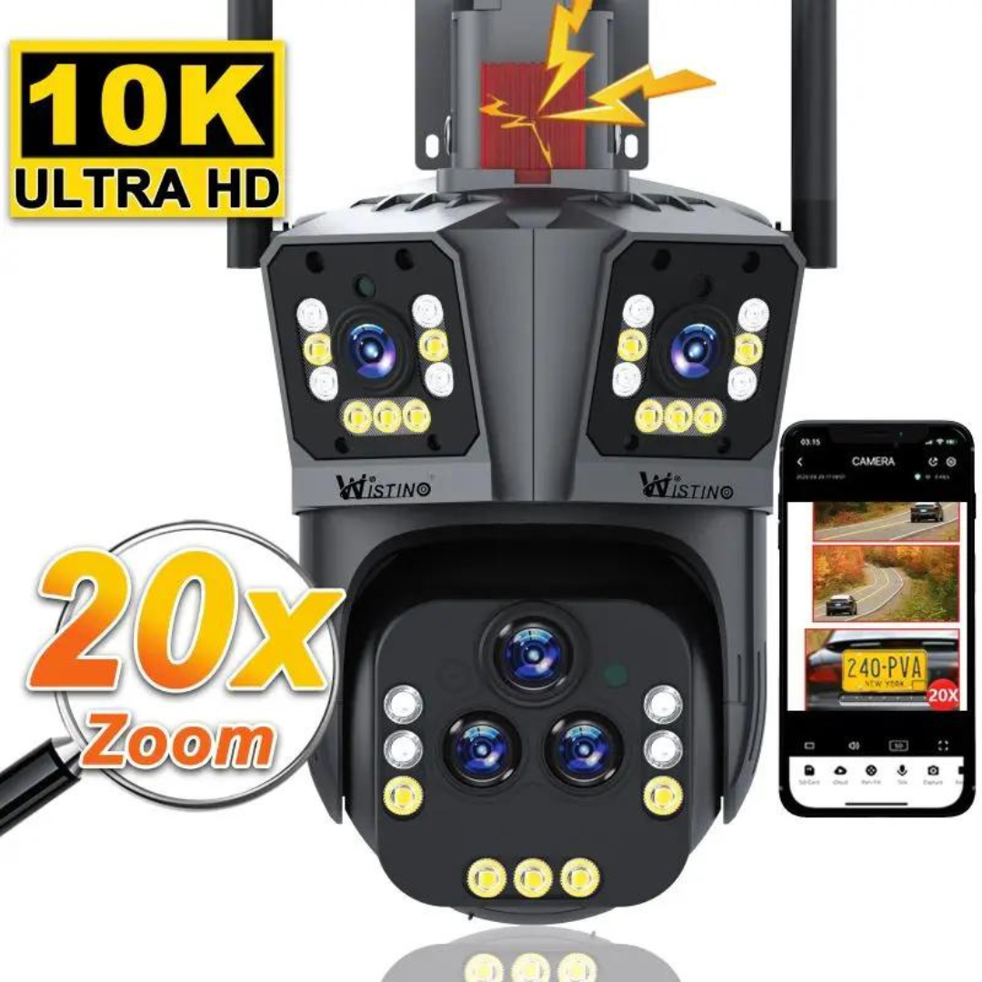 10K WLAN-Sicherheitskamera mit 20MP, 20-fachem Zoom – DualGuard Ultra 10K 1