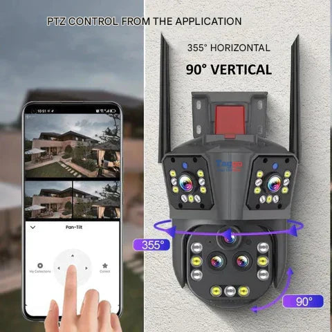 10K WLAN-Sicherheitskamera mit 20MP, 20-fachem Zoom – DualGuard Ultra 10K 6