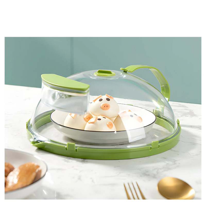 SplashGuard - Transparenter, spritzwassergeschützter 10-Zoll-Mikrowellen-Deckel