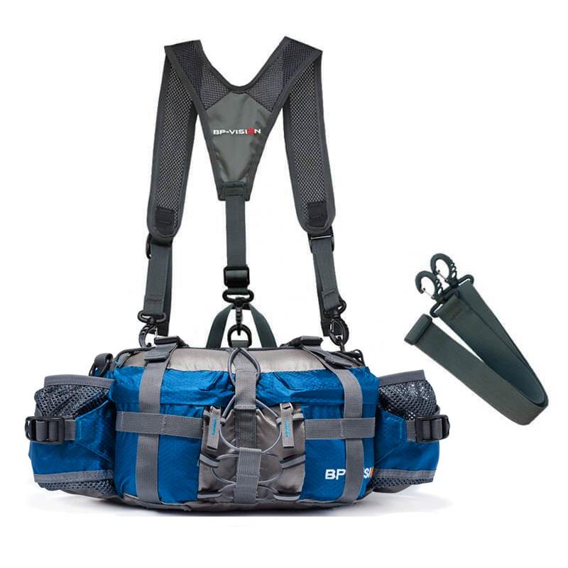 Outdoor dobrodružná crossbody taška - praktická taška s viacerými priehradkami