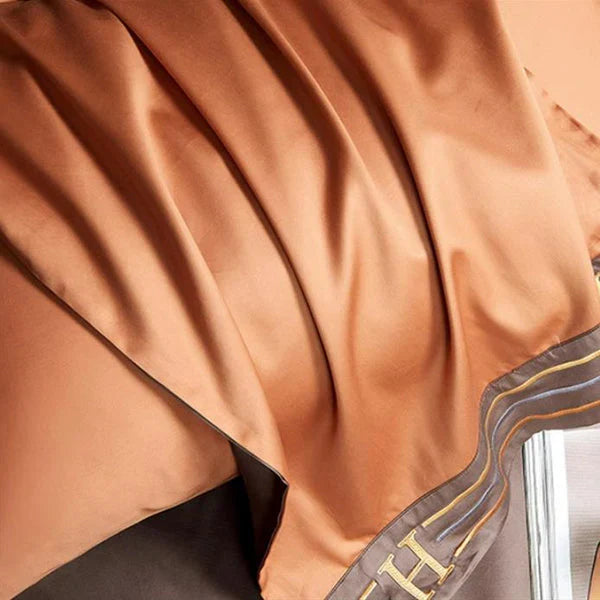 Parure de lit en satin de luxe 4 pièces - OpulenceSleep