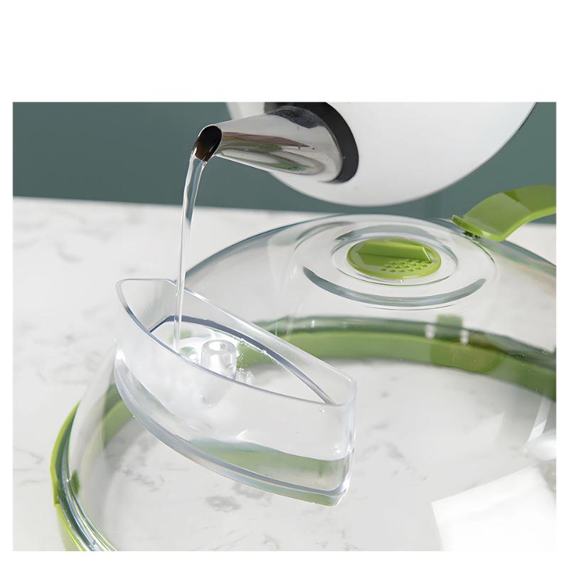 SplashGuard - Transparenter, spritzwassergeschützter 10-Zoll-Mikrowellen-Deckel