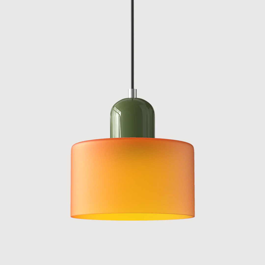 Retro-Hängelampe – Vintage-Design, Glasschirm & E27-Fassung
