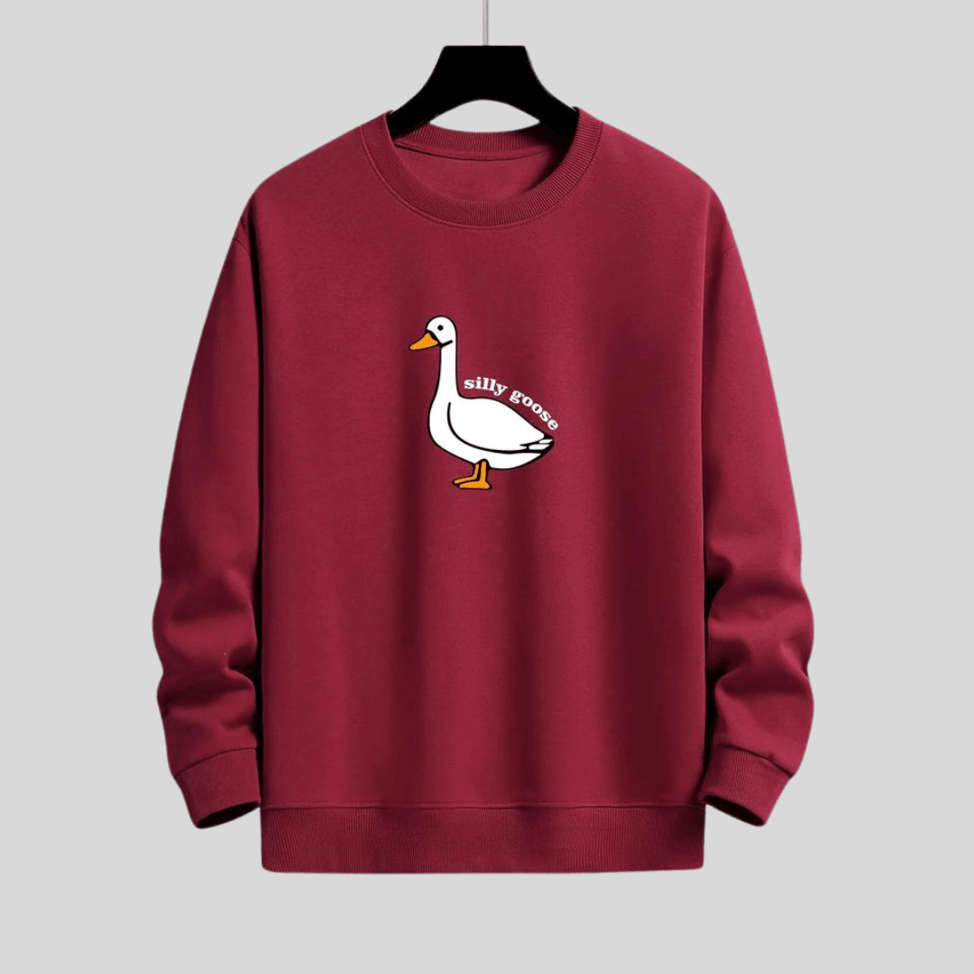 Zanomi – Silly Goose Mikina Unisex – Pohodlná s hravým potiskem