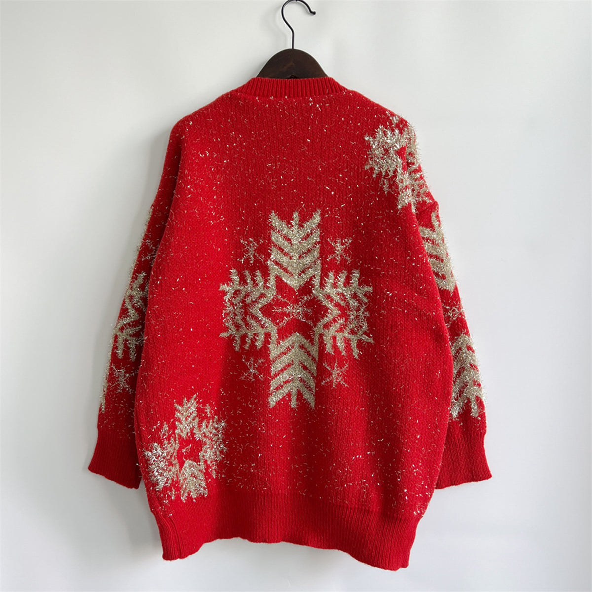 Maglione con fiocchi di neve - Maglione invernale accogliente e festivo