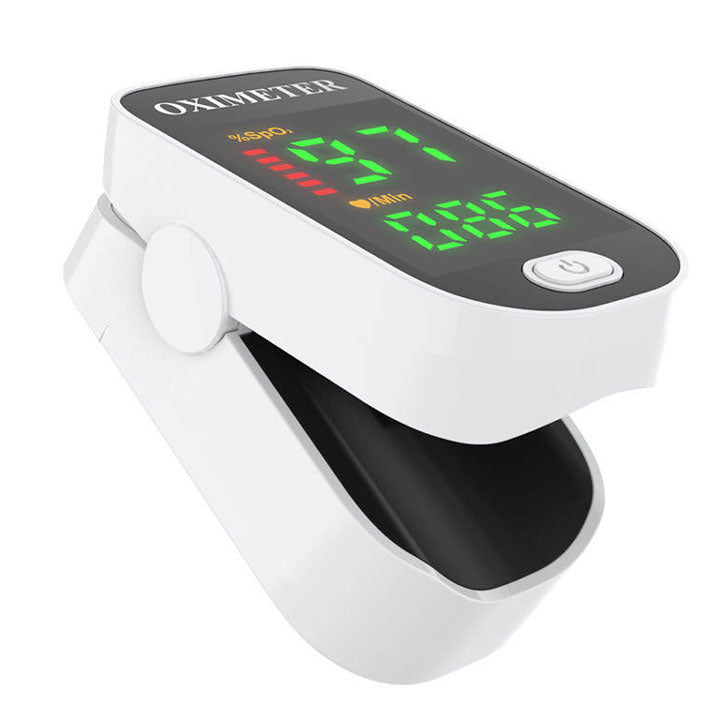 Virelio – Pulzní oxymetr s LED displejem a automatickým vypnutím – Pro cestování