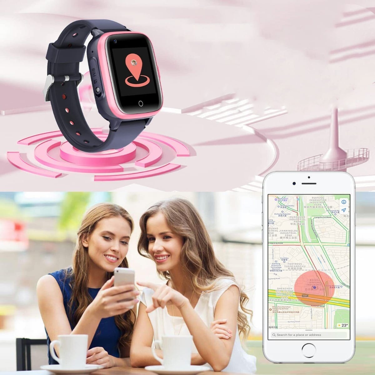 SmartKid Pro – Smartwatch per bambini con SIM, GPS e fotocamera