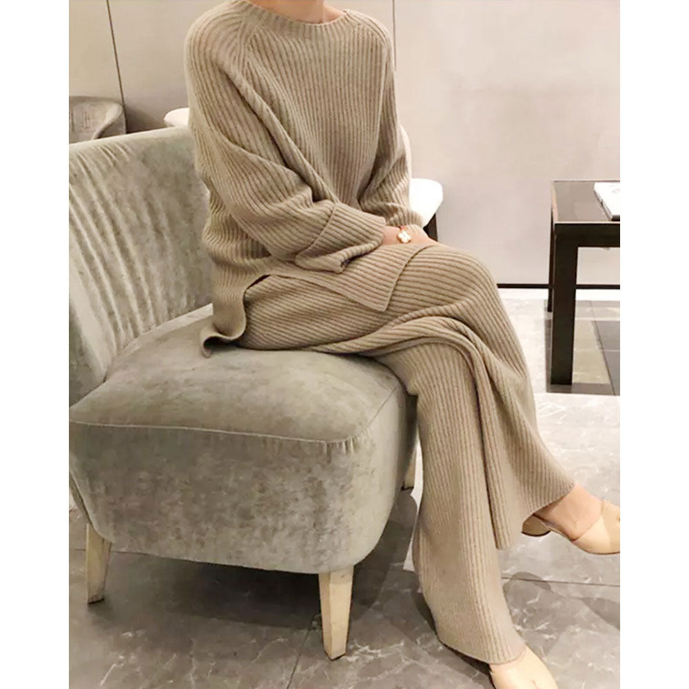 Pletená súprava pre dámy – Jednoduchá elegancia na každú príležitosť