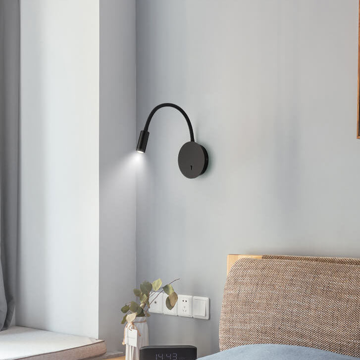 FlexiGlow - Lampada da parete LED moderna con luce regolabile a 360 gradi