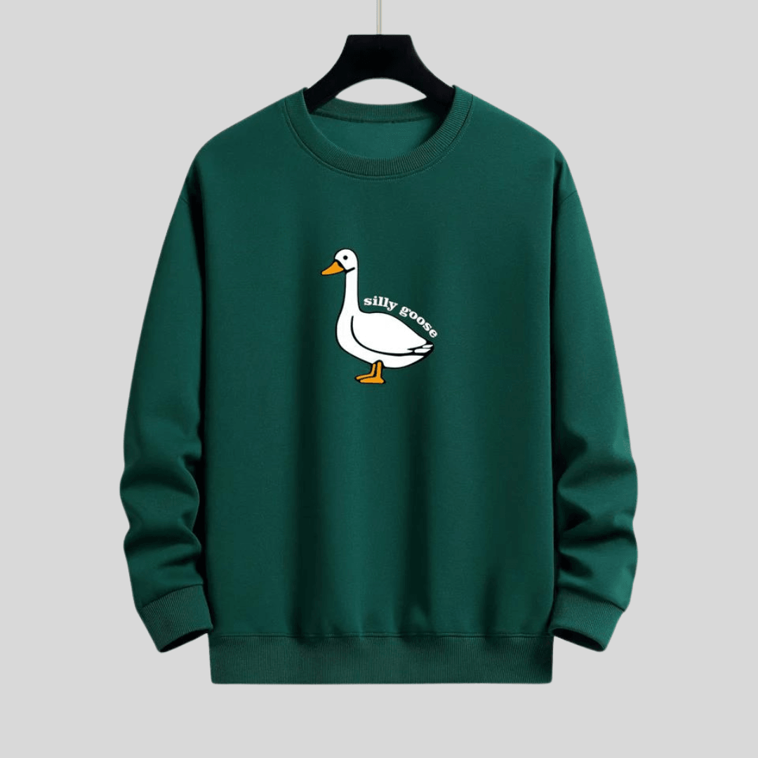 Zanomi – Silly Goose Mikina Unisex – Pohodlná s hravým potiskem