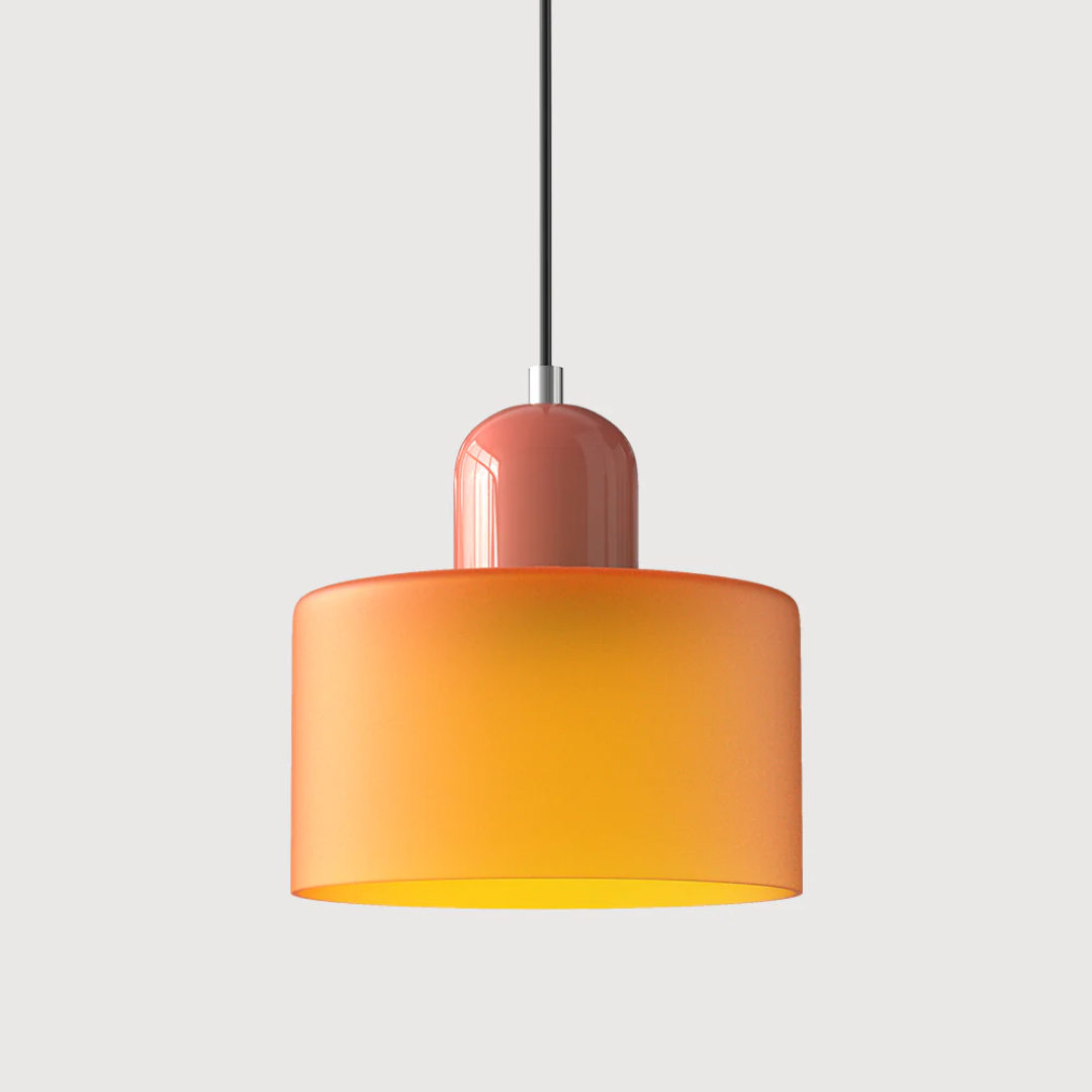 Retro-Hängelampe – Vintage-Design, Glasschirm & E27-Fassung