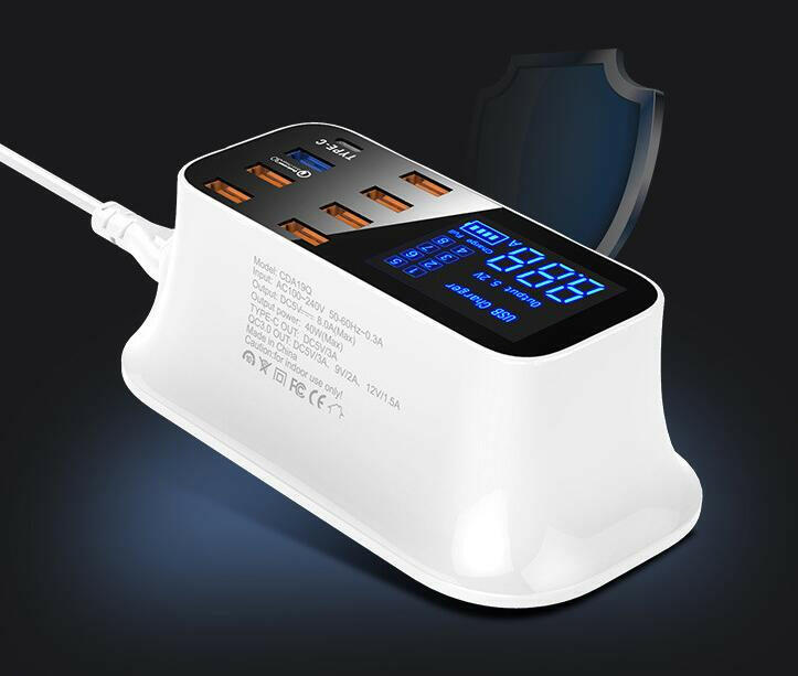Bolendo Quick Charge 3.0 Slim USB-opladerstation