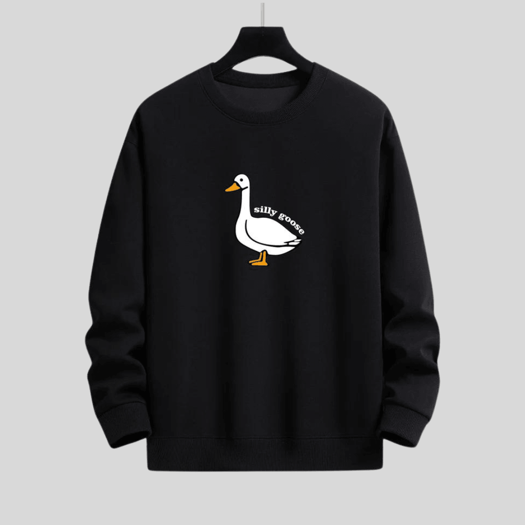 Zanomi – Silly Goose Mikina Unisex – Pohodlná s hravým potiskem