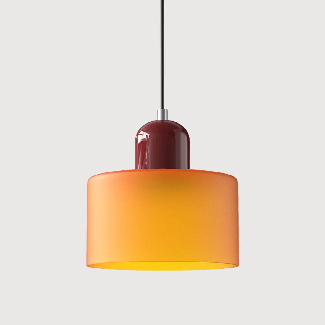 Retro-Hängelampe – Vintage-Design, Glasschirm & E27-Fassung