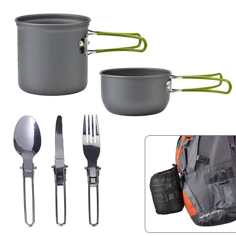 Bolendo Alu | Set de vaisselle pliable en aluminium