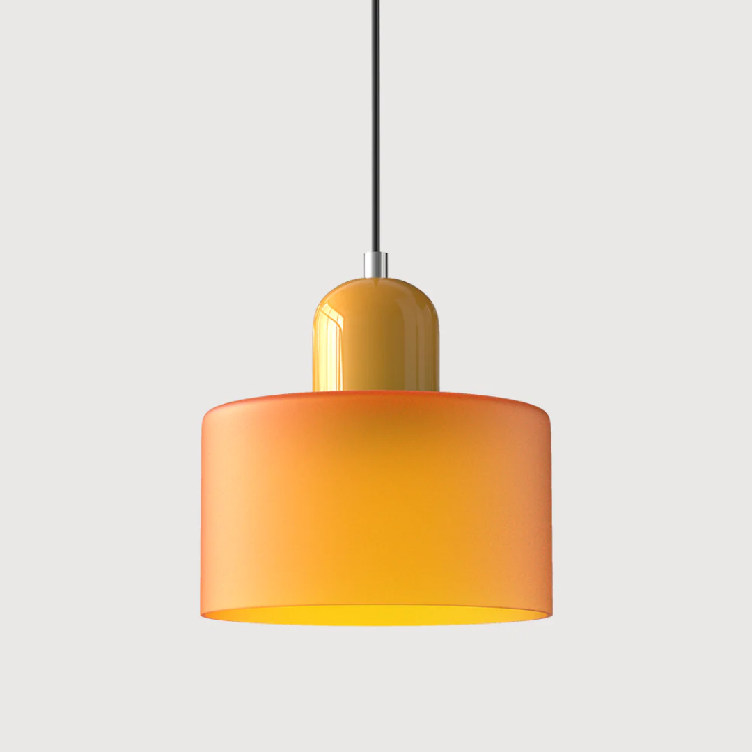 Retro-Hängelampe – Vintage-Design, Glasschirm & E27-Fassung