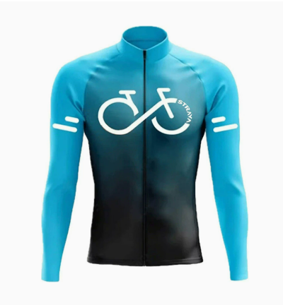 Radtrikot Set Herren – Atmungsaktiv, Langarm & Elastisches Fahrraddesign