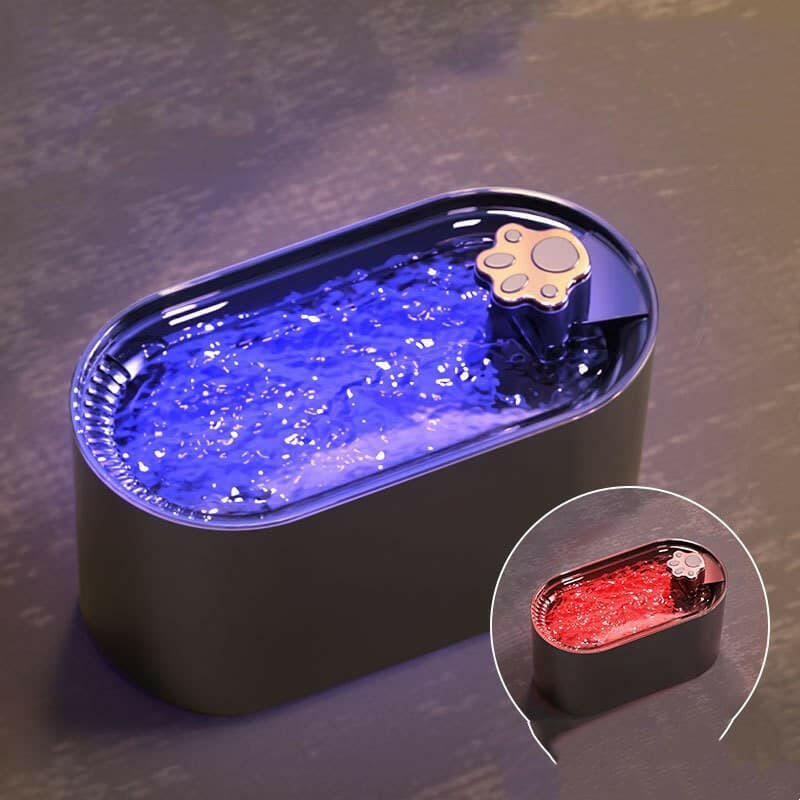 Bolendo Pet Ultra-leiser Wasserspender mit LED-Beleuchtung Wasserfontäne