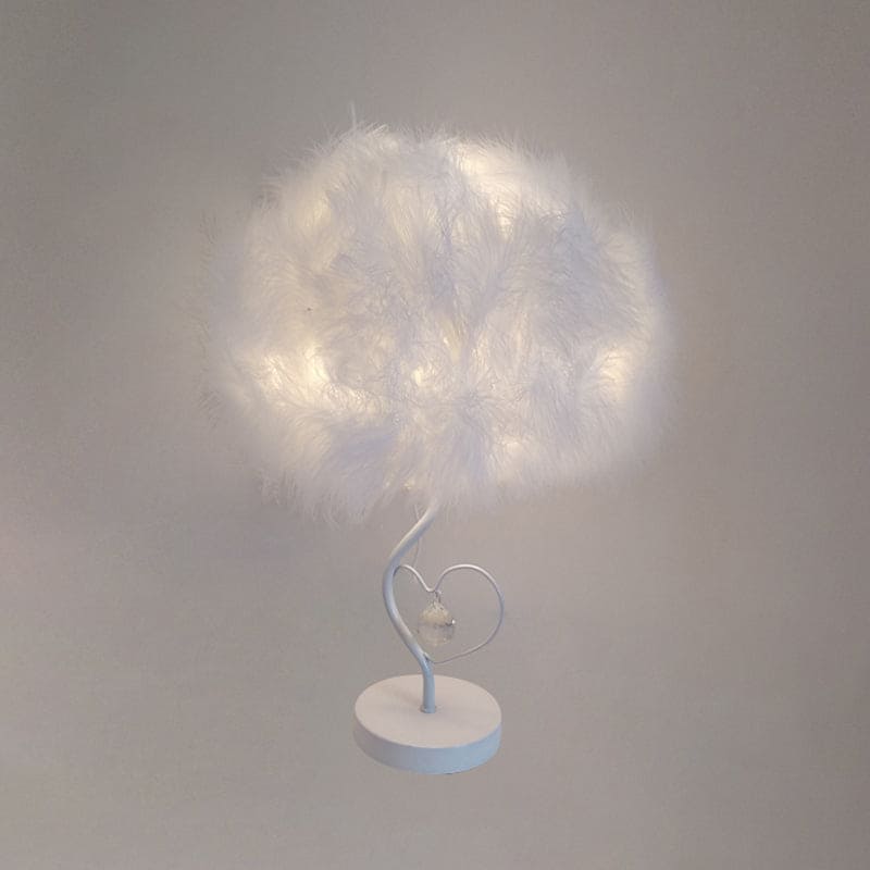 EvoGlow - lampe de table romantique scandinave Feather Cloud
