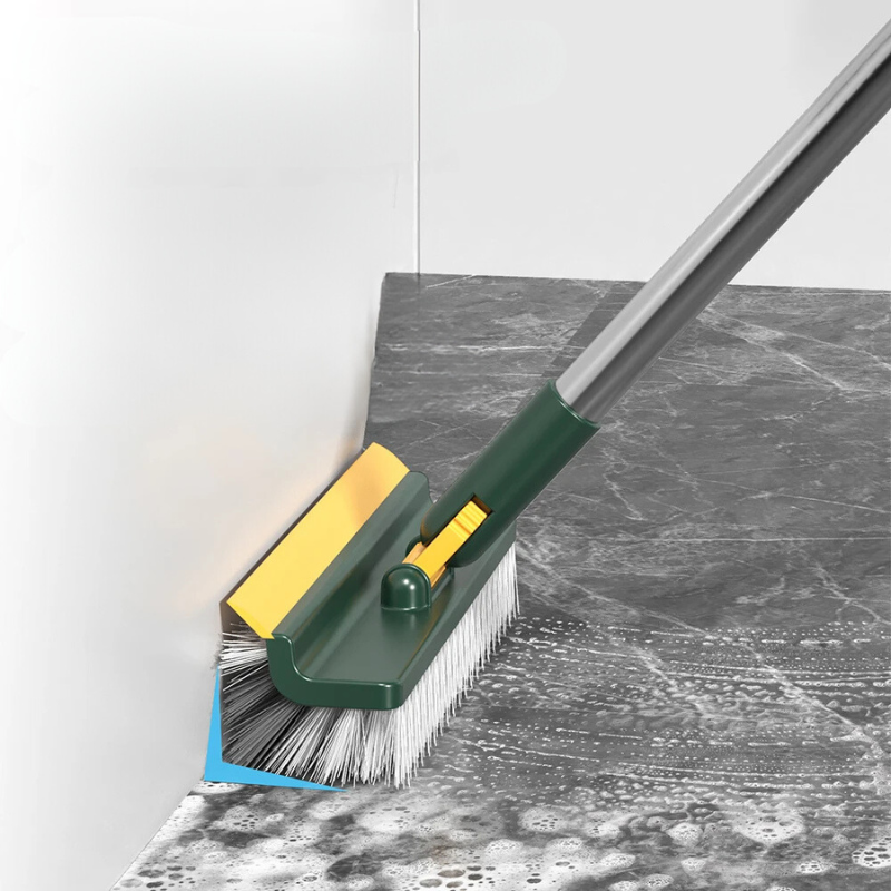 DualClean - roterende børste med langt skaft 2-i-1 til gulve og vinduer