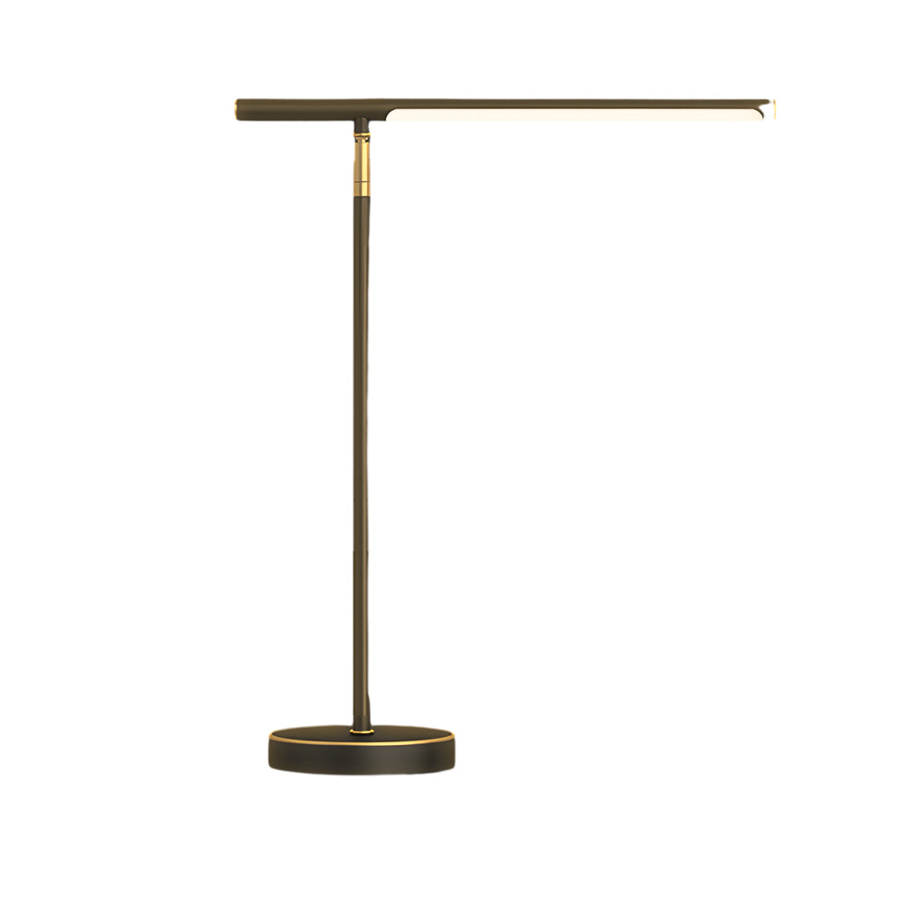 Copper Linear - LED stolní lampa z mosazi s nastavitelným směrem