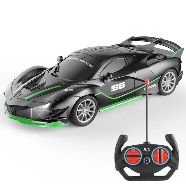Raceline – 1:18 RC auto s LED svetlom a dosahom 30 m pre deti