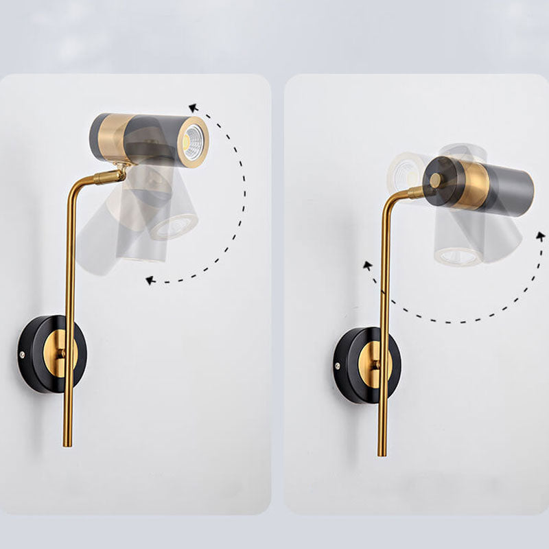 LumiBeam - Moderní otočné LED nástěnné svítidlo z železa