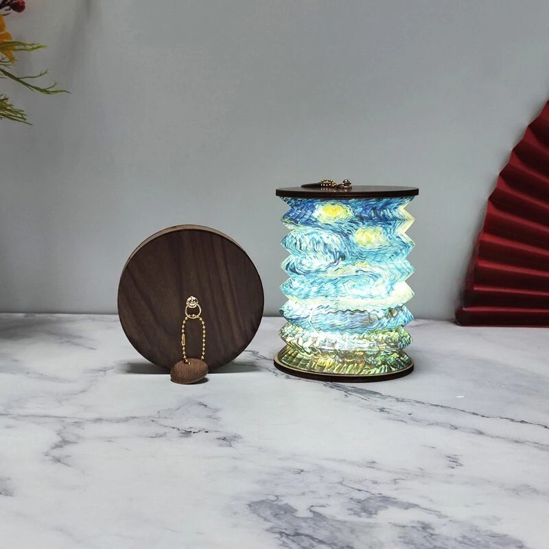 Skladacia stolná lampa - dotykovo stmievateľná LED