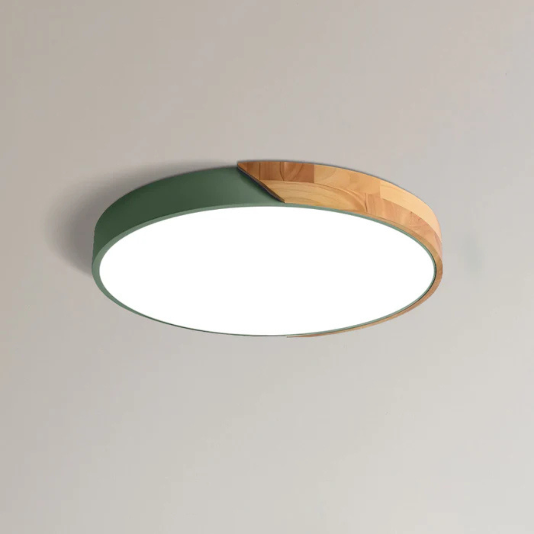 LED-Deckenleuchte – Skandinavisches Design aus Holz & Energieeffiziente Beleuchtung