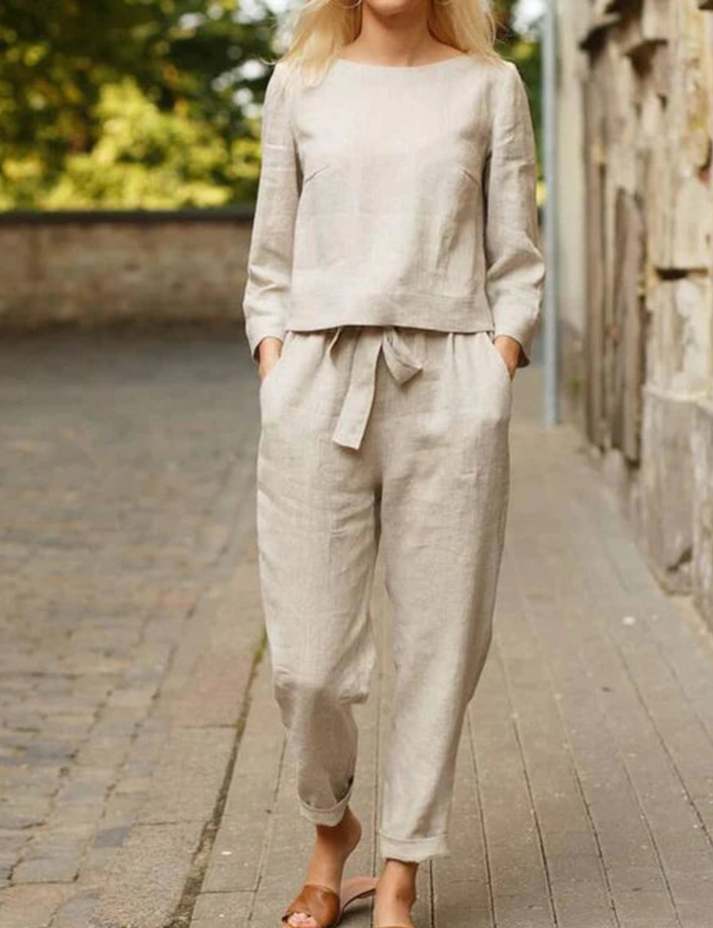 Top casual da donna e completo pantaloni - Alexie