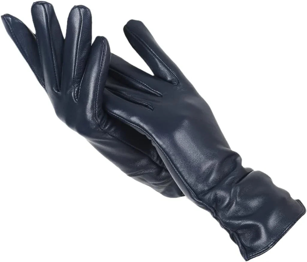 Gants classiques en cuir pour femmes - LuxLeather