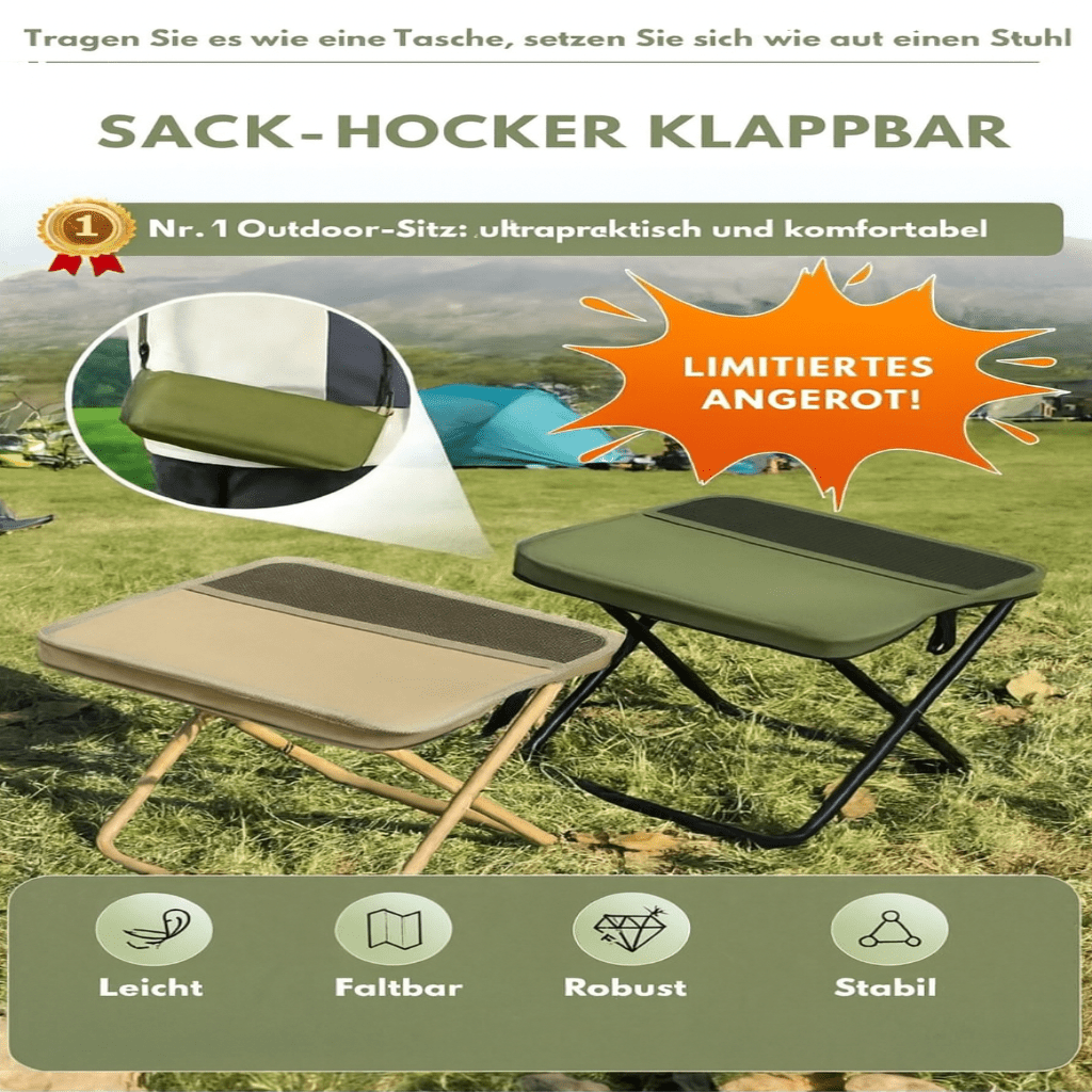 2-IN-1-STUHLTASCHE – Wasserdichter Klappstuhl und Rucksack für Outdoor-Abenteuer 5