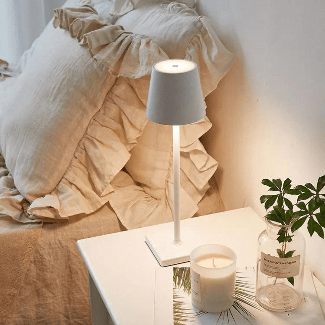 Lampe de table sans fil luxueuse - LuxaGlow