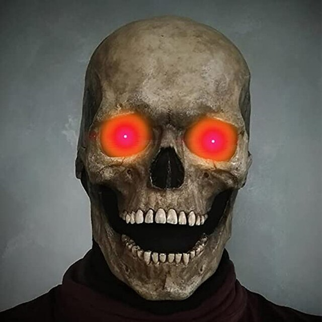 Totenkopfmaske - realistische Gruselmaske für Party & Cosplay