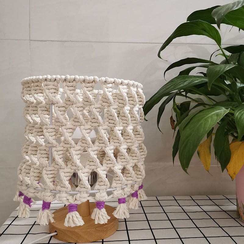 LightWave - veilleuse avec corde tressée