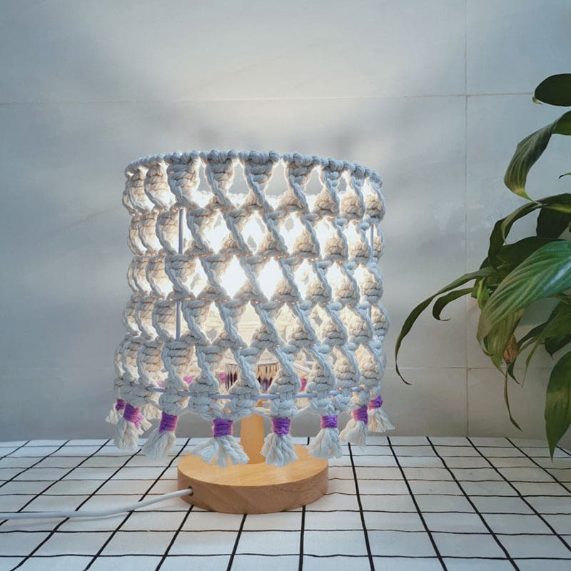 LightWave - veilleuse avec corde tressée