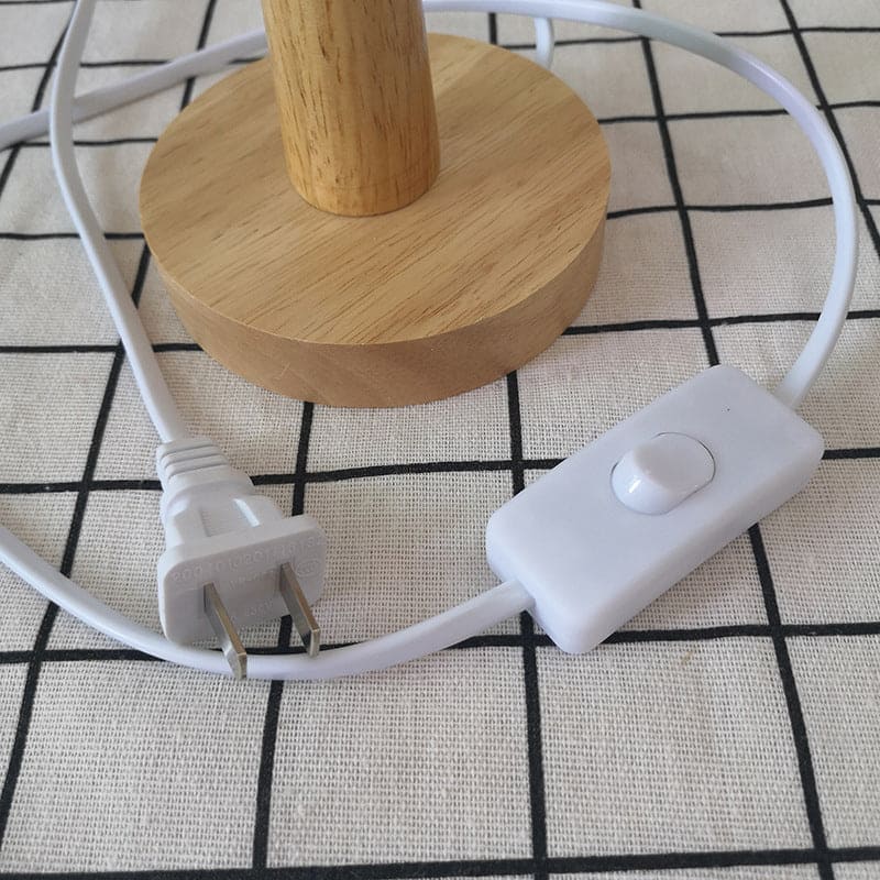 LightWave - veilleuse avec corde tressée