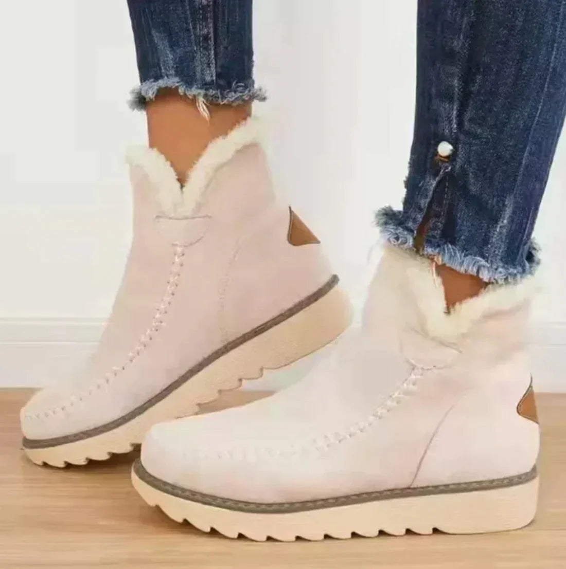 Annette - bottes en peluche pour femmes