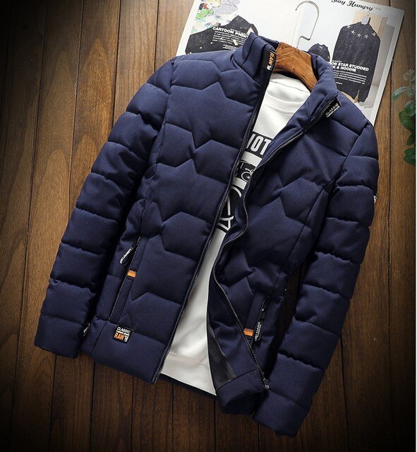 Herren Daunenjacke – Warm, Wetterfest & Leicht Isolierend für Winter